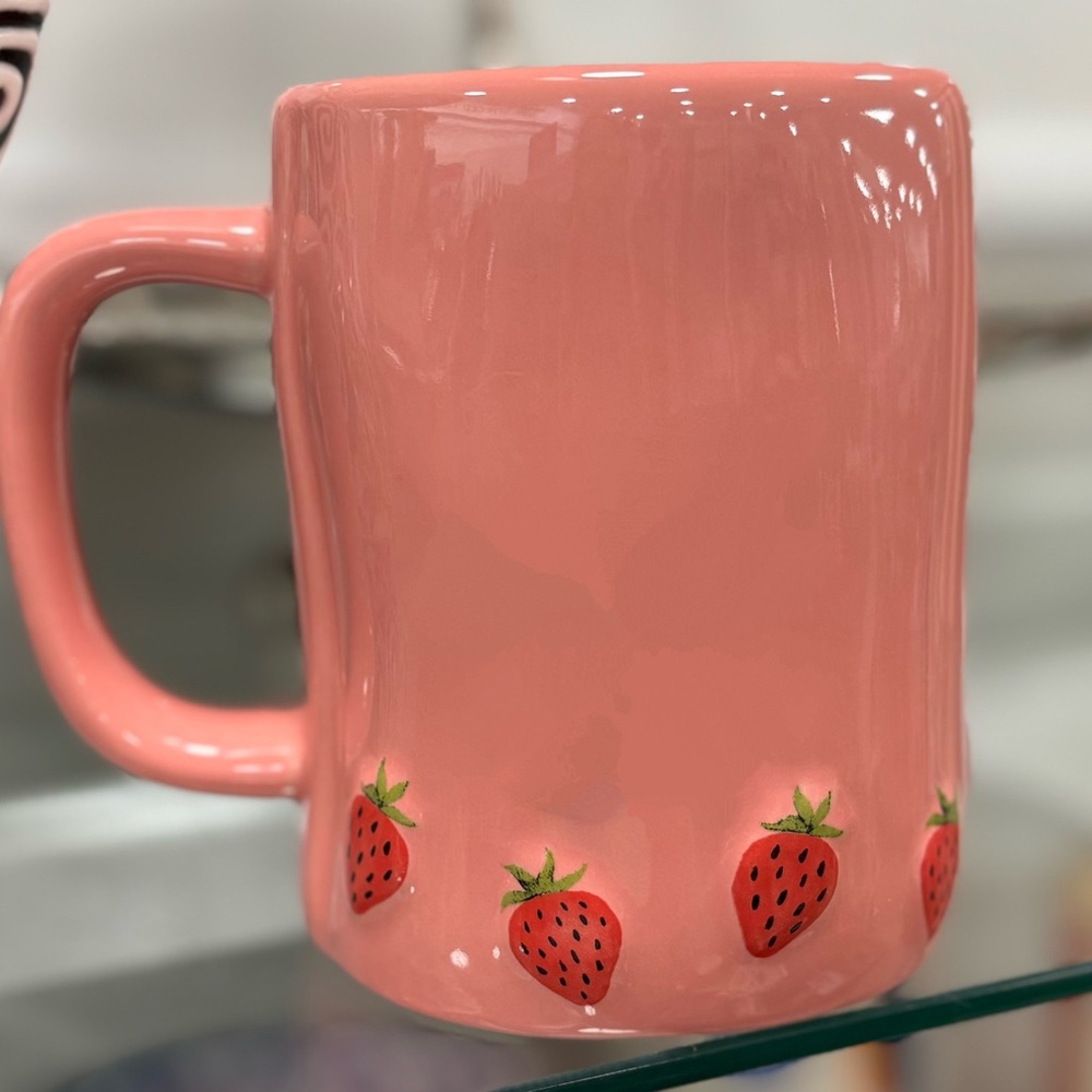 Rae Dunn Sweet Summer Double Sided Pink Artisan Mug - Picture 2 of 4